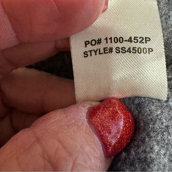 Dolly Parton gray hoodie w/ colorful retro script women’s size small - Picture 5 of 5